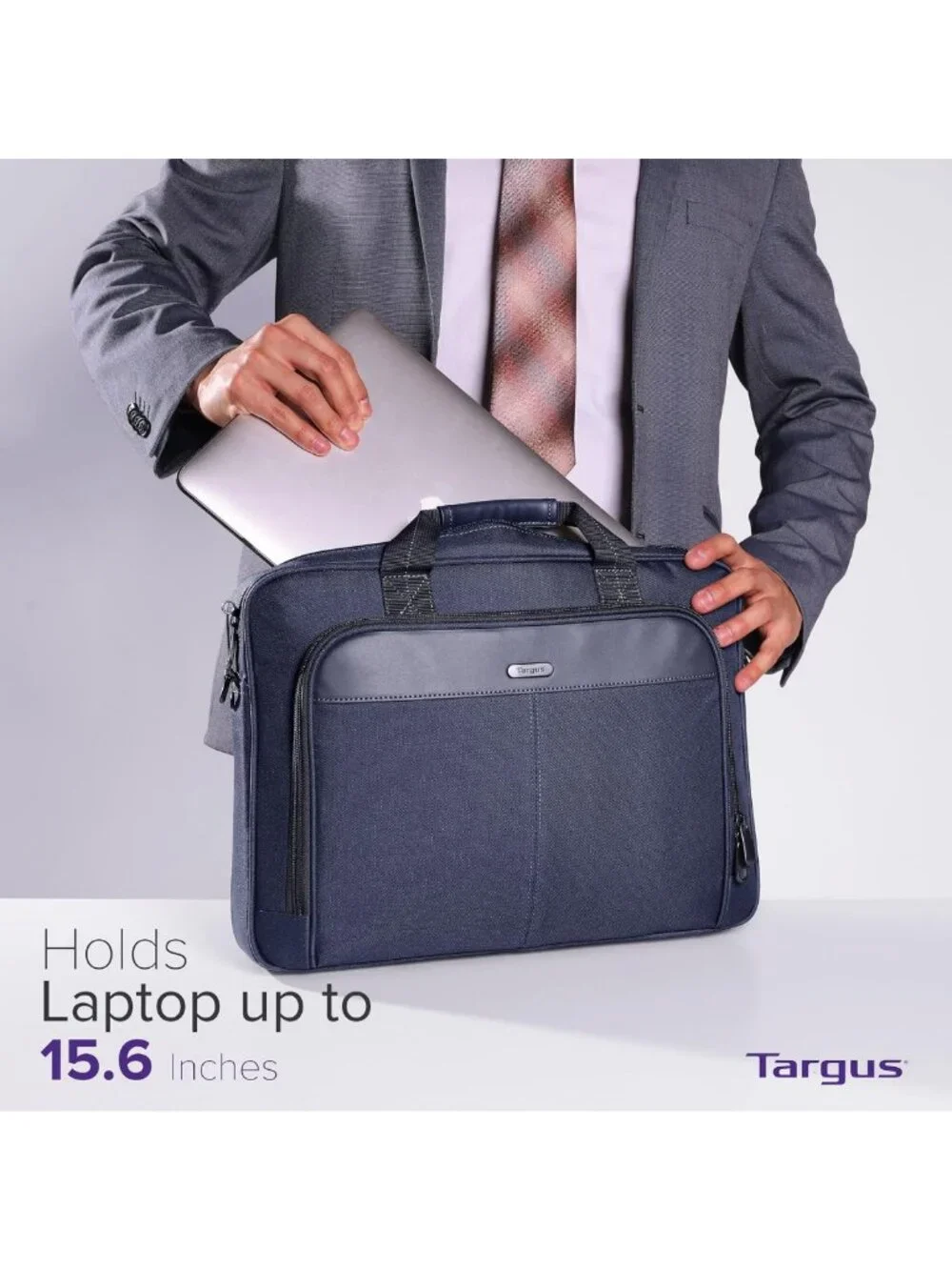 Classic Slim Laptop Bag - Ergonomic Briefcase & Messenger for 15-16